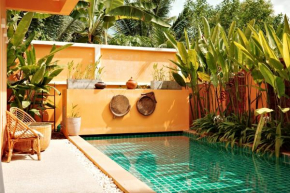 The Orange Villa Near Beach 海灘附近的家庭別墅